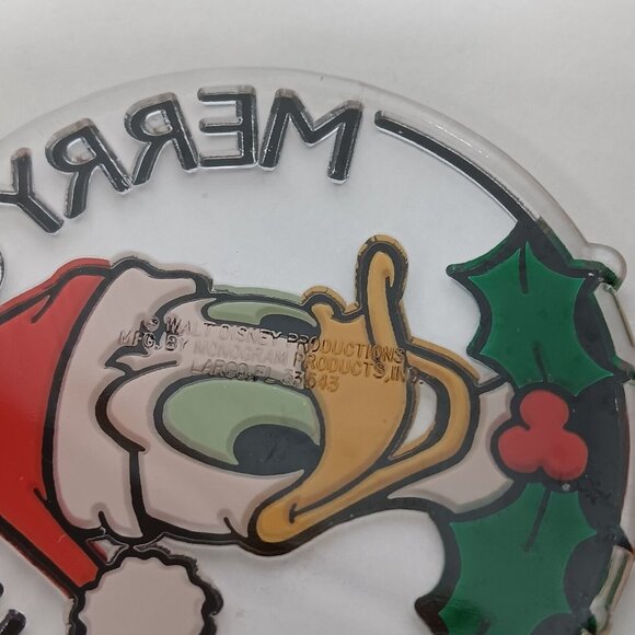 Disney Donald Duck Ornament Pair Kurt Adler Santas World Scrooge Icicle Santa Ĝ - Picture 7 of 11